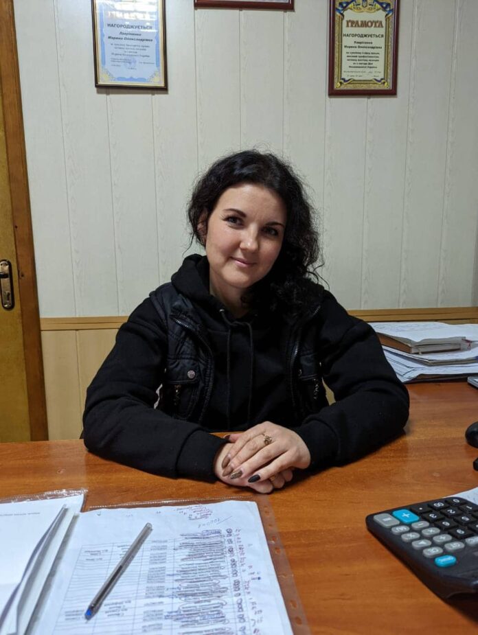 Марина Олександрівна Лавріненко Феськівський старостинський округ очолила під час війни